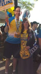 Victor K and wife - Post Marathon Run